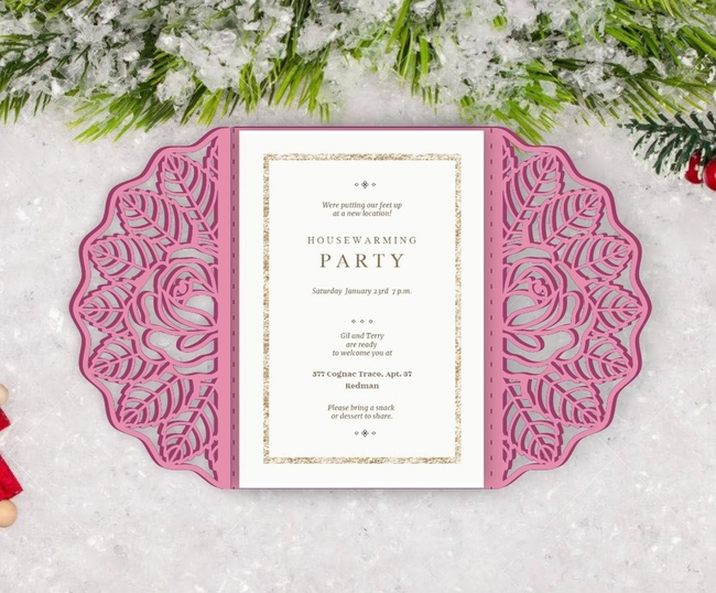 Invitation Card L0000209 file cdr and dxf pdf free vector download for laser cut 5 Invitation Card L0000209 file cdr and dxf pdf free vector download for laser cut