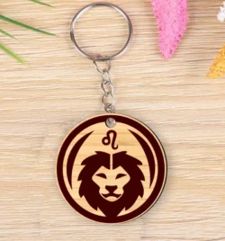 Leo Zodiac Keychain L0000024 file cdr and dxf pdf free vector download for laser cut
