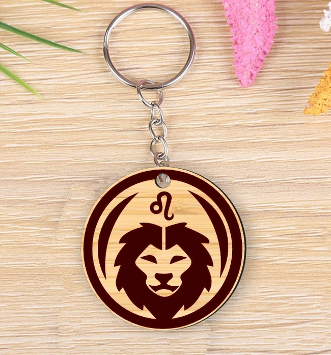 Leo Zodiac Keychain L0000024 file cdr and dxf pdf free vector download for laser cut 1 Leo Zodiac Keychain L0000024 file cdr and dxf pdf free vector download for laser cut