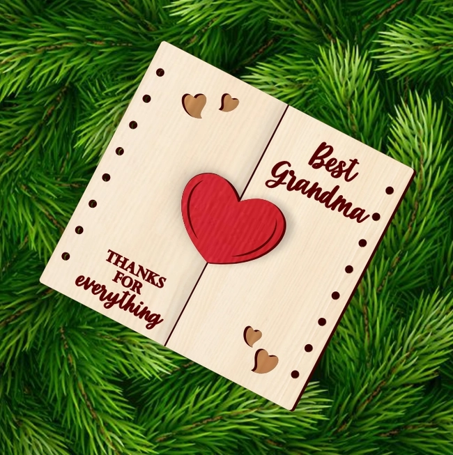 Mother's Day Card L0000089 file cdr and dxf pdf free vector download for laser cut 5 Mother's Day Card L0000089 file cdr and dxf pdf free vector download for laser cut