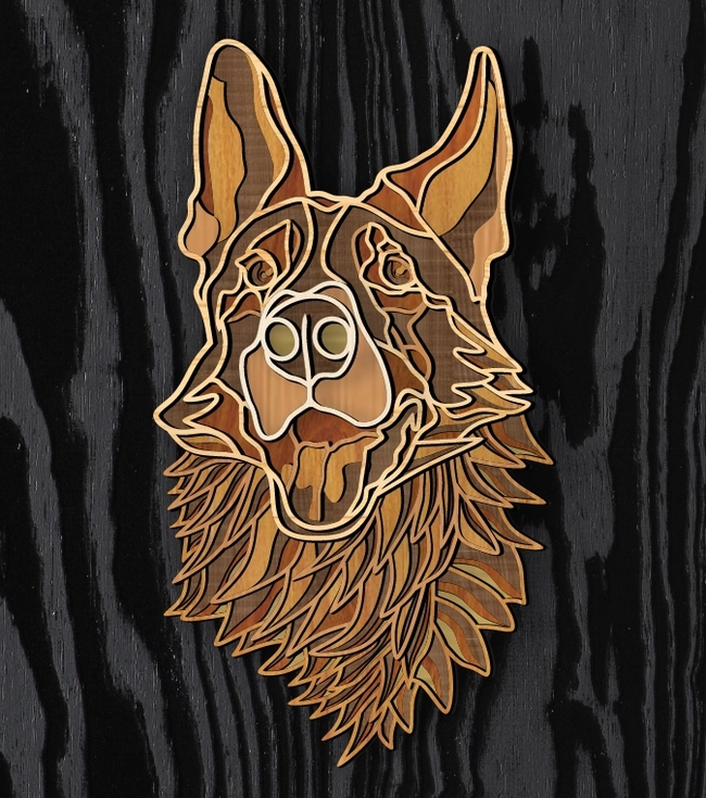 Multilayer Dog L0000144 file cdr and dxf pdf free vector download for laser cut 5 Multilayer Dog L0000144 file cdr and dxf pdf free vector download for laser cut