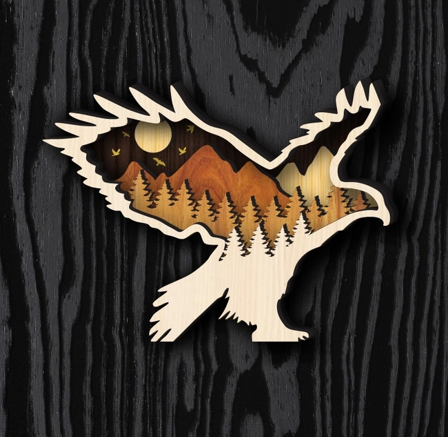 Multilayer Eagle L0000129 file cdr and dxf pdf free vector download for laser cut