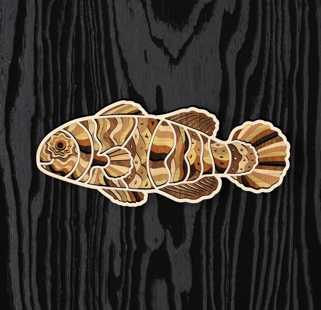 Multilayer Fish L0000212 file cdr and dxf pdf free vector download for ...