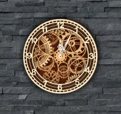 Multilayer clock E0024669 file cdr and eps svg free vector download for print