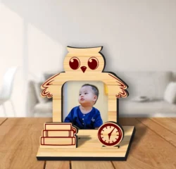 Owl Photo Frame L0000052 file cdr and dxf pdf free vector download for laser cut
