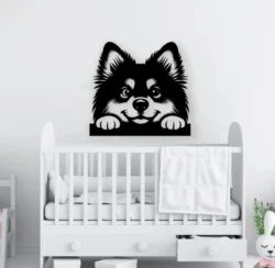Pomeranian dog E0024683 file cdr and dxf free vector download for laser cut plasma