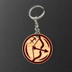 Sagittarius Zodiac Keychain L0000042 file cdr and dxf pdf free vector download for laser cut