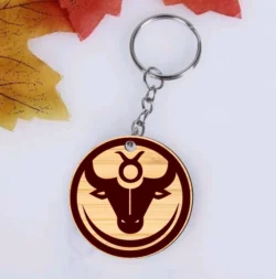 Taurus Keychain L0000019 file cdr and dxf pdf free vector download for laser cut
