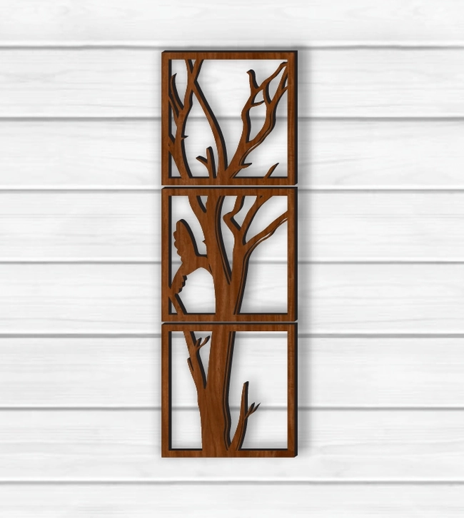 Tree L0000200 file cdr and dxf pdf free vector download for laser cut