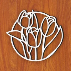 Tulip L0000082 file cdr and dxf pdf free vector download for laser cut