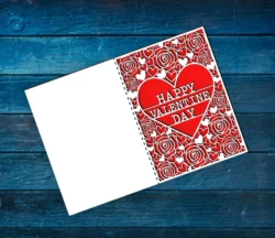Valentine Card E0024699 file cdr and dxf free vector download for laser cut