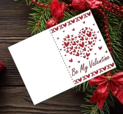 Valentine Card E0024700 file cdr and dxf free vector download for laser cut