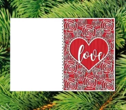 Valentine Card E0024703 file cdr and dxf free vector download for laser cut