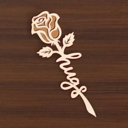 Valentine Flower L0000175 file cdr and dxf pdf free vector download for laser cut