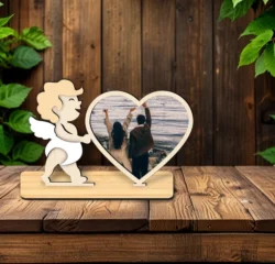 Valentine photo frame E0024732 file cdr and dxf pdf free vector download for Laser cut