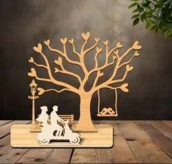 Valentine stand E0024733 file cdr and dxf pdf free vector download for Laser cut