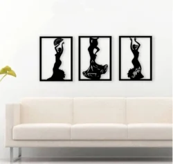 Women Wall Decor L0000026 file cdr and dxf free vector download for laser cut plasma