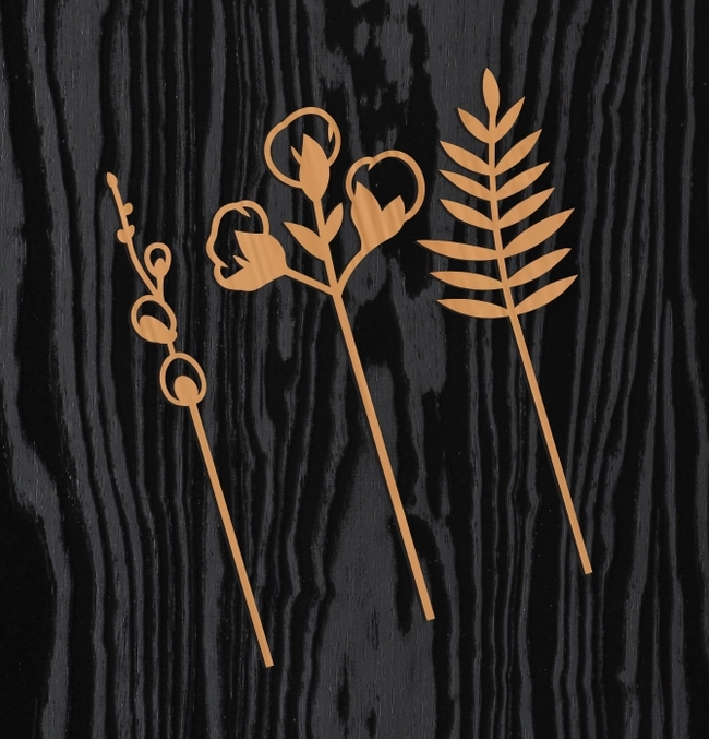 Wooden Decoration Flower L0000105 file cdr and dxf pdf free vector download for laser cut