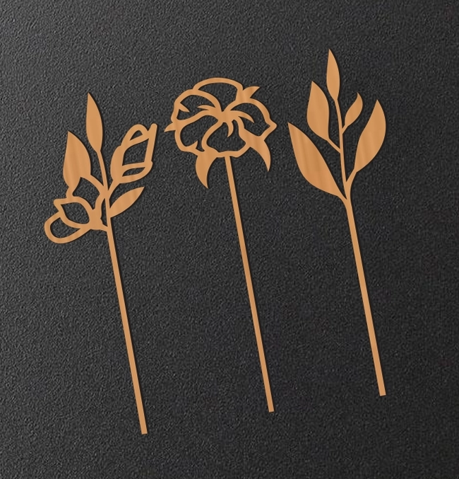 Wooden Decoration Flower L0000107 file cdr and dxf pdf free vector download for laser cut
