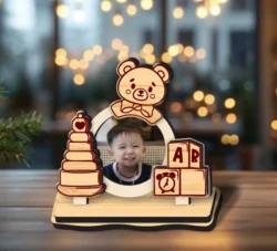 Baby Photo Frame L0000343 file cdr and dxf pdf free vector download for laser cut
