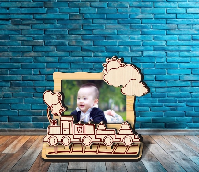 Baby Photo Frame L0000345 file cdr and dxf pdf free vector download for laser cut