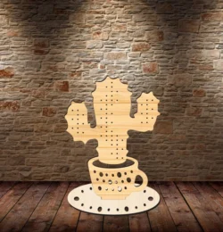 Cactus Jewelry Organizer L0000284 file cdr and dxf pdf free vector download for laser cut