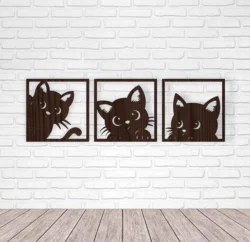 Cats L0000380 file cdr and dxf free vector download for laser cut plasma