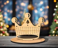 Crown Jewelry Organizer L0000298 file cdr and dxf pdf free vector download for laser cut