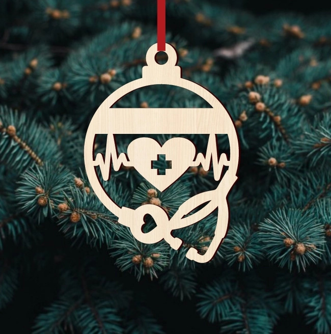 Doctor Or Nurse Ornament L0000244 file cdr and dxf pdf free vector download for laser cut