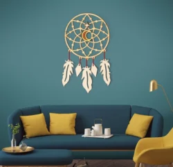 Dream Catcher L0000328 file cdr and dxf pdf free vector download for laser cut