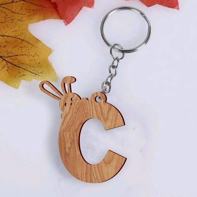 Easter Letter C Keychain L0000396 file cdr and dxf pdf free vector download for laser cut 5 Easter Letter C Keychain L0000396 file cdr and dxf pdf free vector download for laser cut