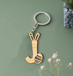 Easter Letter J Keychain L0000411 file cdr and dxf pdf free vector download for laser cut