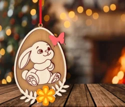 Easter egg E0024800 file cdr and dxf pdf free vector download for laser cut