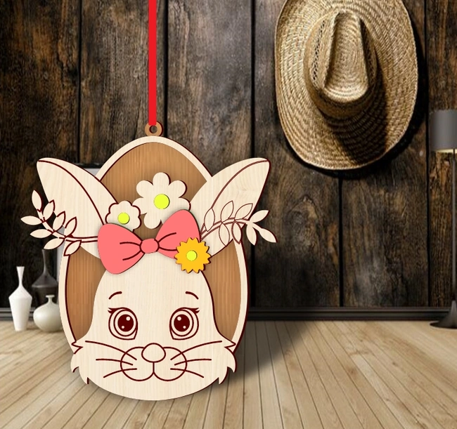 Easter egg E0024802 file cdr and dxf pdf free vector download for laser cut 5 Easter egg E0024802 file cdr and dxf pdf free vector download for laser cut