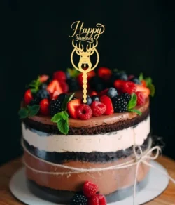 Happy Birthday Topper L0000383 file cdr and dxf pdf free vector download for laser cut