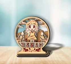 Hawaii Summer L0000279 file cdr and dxf pdf free vector download for laser cut