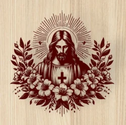 Jesus L0000369 file cdr and dxf free vector download for laser engraving machines