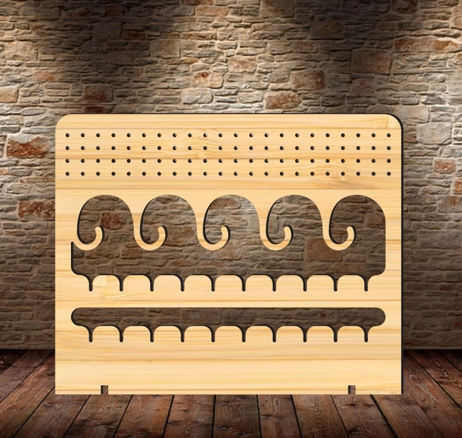 Jewelry Organizer L0000283 file cdr and dxf pdf free vector download for laser cut