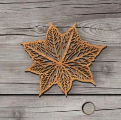 Leaf L0000246 file cdr and dxf pdf free vector download for laser cut