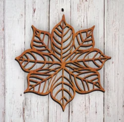 Leaf L0000248 file cdr and dxf pdf free vector download for laser cut