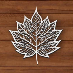 Leaf L0000249 file cdr and dxf pdf free vector download for laser cut