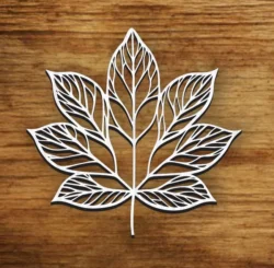 Leaf L0000259 file cdr and dxf pdf free vector download for laser cut