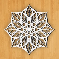 Mandala L0000267 file cdr and dxf pdf free vector download for laser cut
