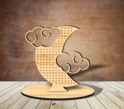 Moon Jewelry Organizer L0000301 file cdr and dxf pdf free vector download for laser cut