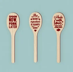 Spoon L0000308 file cdr and dxf pdf free vector download for laser cut