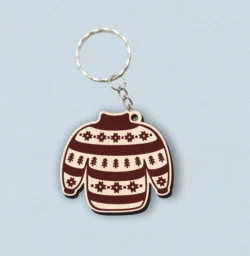 Sweater Keychain L0000303 file cdr and dxf pdf free vector download for laser cut