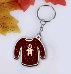Sweater Keychain L0000313 file cdr and dxf pdf free vector download for laser cut