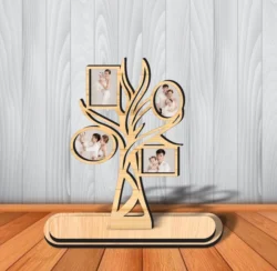 Tree Photo Frame L0000321 file cdr and dxf pdf free vector download for laser cut