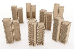 Wine box E0024821 file cdr and dxf pdf free vector download for laser cut