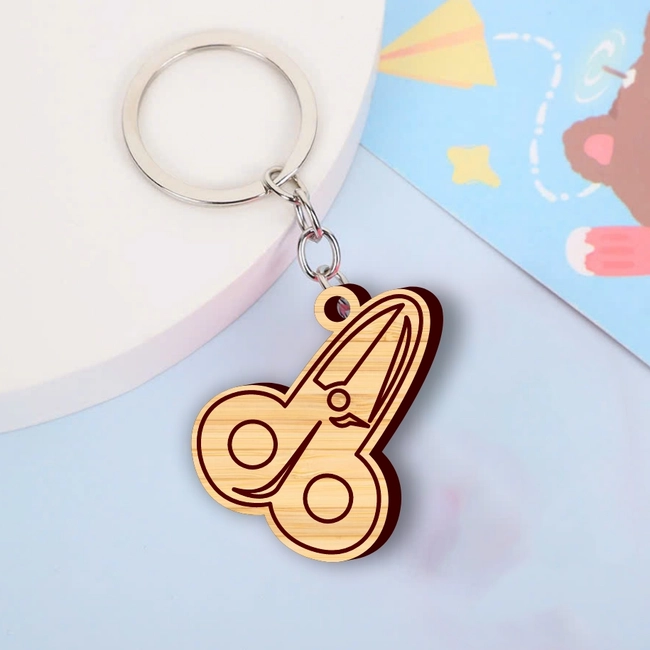 Zipper Keychain L0000225 file cdr and dxf pdf free vector download for laser cut